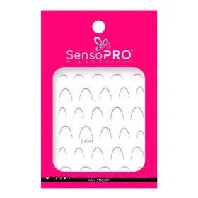 Stickere pentru unghii - Adaugă un strop de culoara Abtibild Unghii SensoPRO Milano - French Ombre Fuchsia