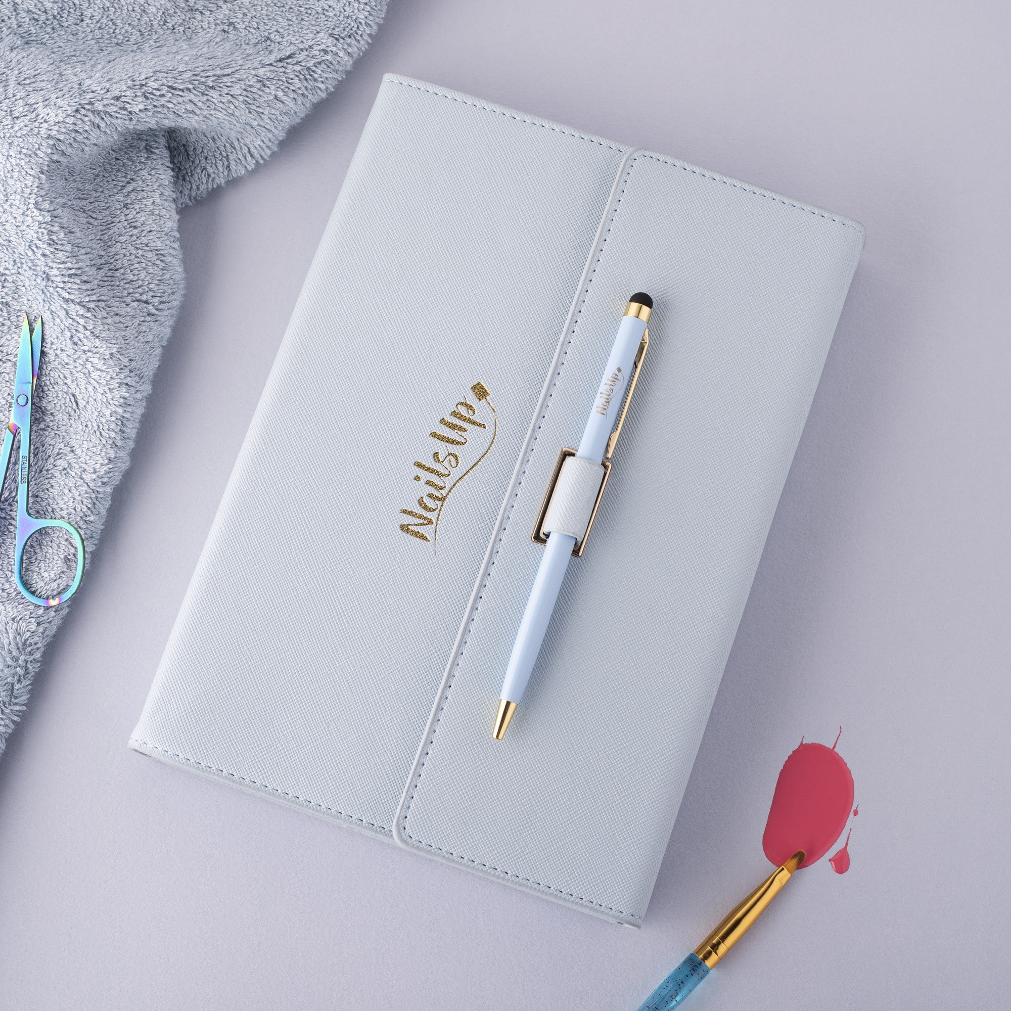 Agenda NailsUp 2023 cu pix - Bleu