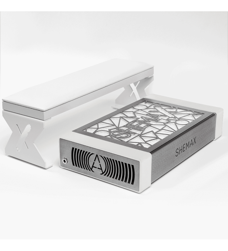 Aspirator praf manichiură SHEMAX Style PRO White 54W – Putere profesională, absorbție maximă, aer curat