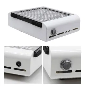 Aparatura Unghii - Echipamente Profesionale pentru Unghi aspirator unghii profesional 40W, colector praf cu filtru alb