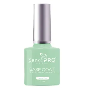 Top Coat - Finalizare Perfectă pentru Unghi Base Coat pentru Unghii Hema Free SensoPRO Milano 10ml