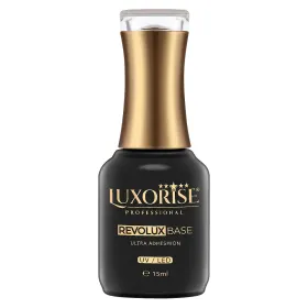 Top Coat - Finalizare Perfectă pentru Unghi Base Coat pentru Unghii Revolux Ultra Adhesion LUXORISE 15ml
