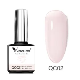 Baze pentru unghii profesionale – Semipermanente & Gel Bază pentru unghii profesionale – Semipermanente & Gel Venalisa QUICK CONSTRUCTION GEL QC02