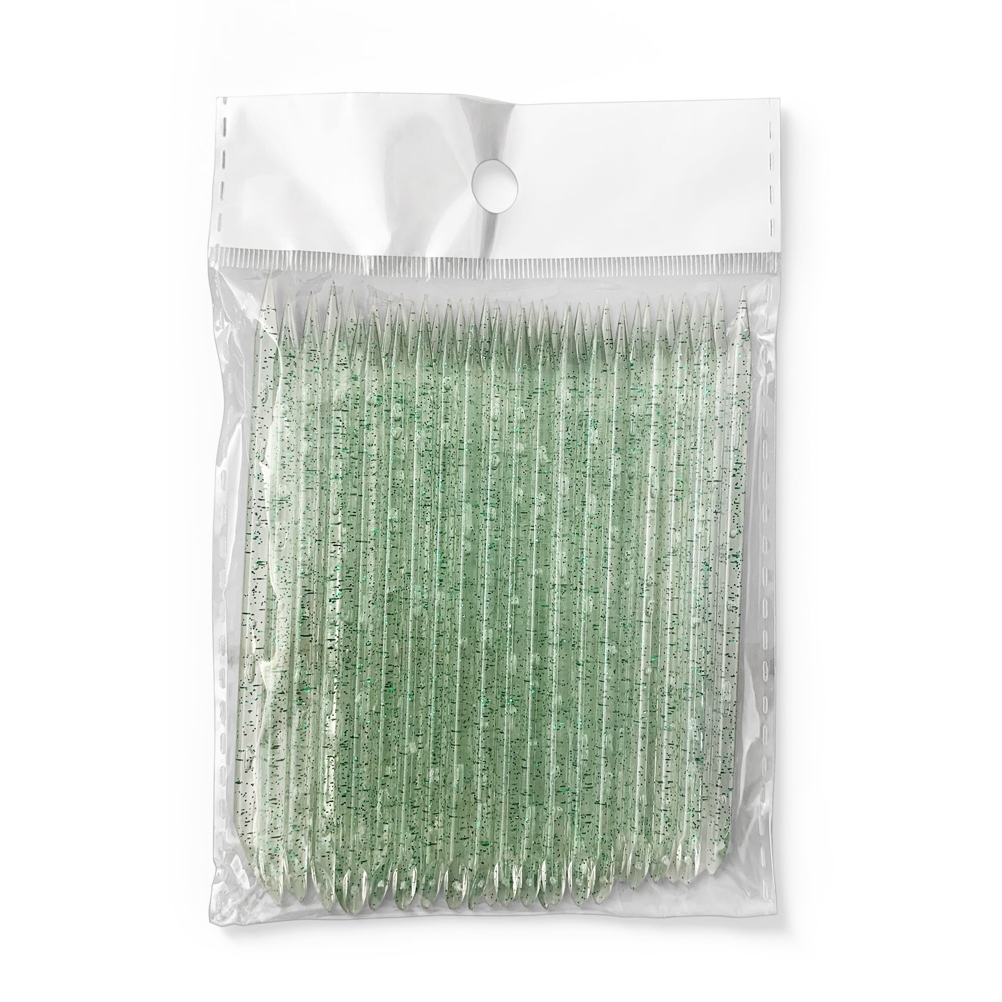 Bete pentru impins cuticula din PVC, Set 100Buc, POC03