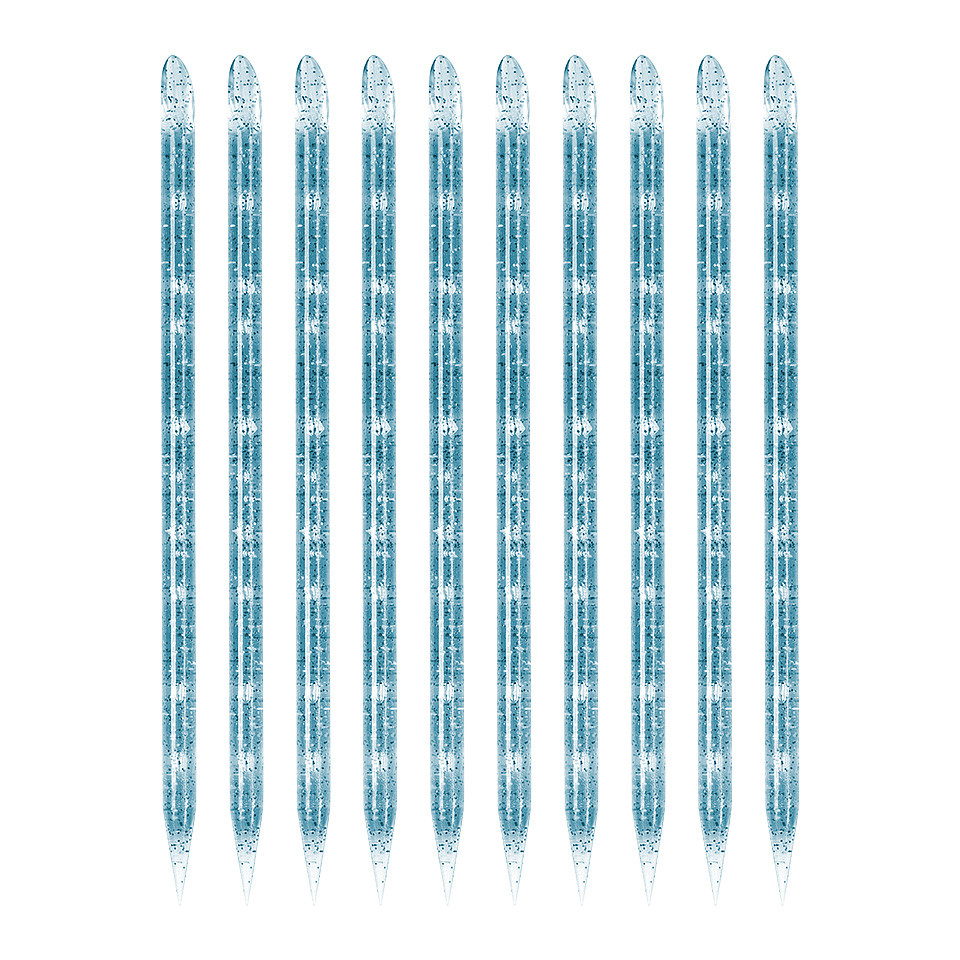 Betisoare Unghii pentru Cuticule SensoPRO Milano, Clear Blue - Set 100 bucati