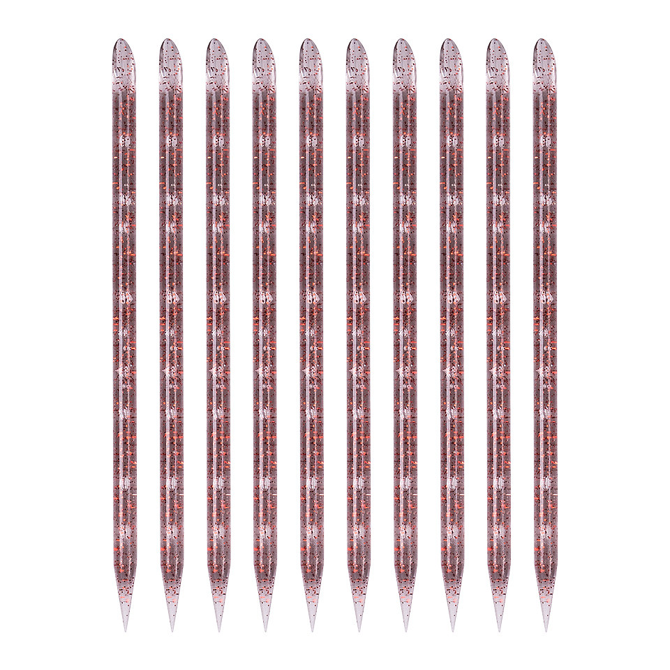 Betisoare Unghii pentru Cuticule SensoPRO Milano, Clear Red - Set 100 bucati