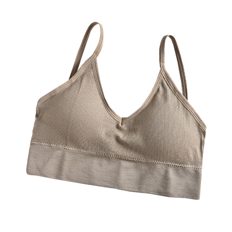 Bustiera Sport pentru Dama, cu Bretele si Spatele Gol, Fara Cusaturi, Model Push Up, Marime S/M, Gri Inchis,   MIX14108