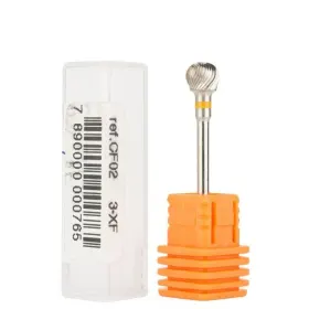 Aparate electrice pentru manichiură - UnghiiPro capat freza electrica Carbit-Argintiu 3XF (Extra-Fin)