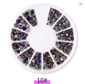 Accesorii și decorațiuni pentru unghii - Transformă-ți unghiila Accesorii și decorațiuni pentru unghii - Carusel decor unghii pietrice Conny's multiple marimi CNS-10