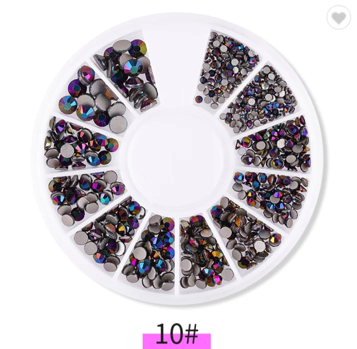 Accesorii și decorațiuni pentru unghii - Transformă-ți unghiila Accesorii și decorațiuni pentru unghii - Carusel decor unghii pietrice Conny's multiple marimi CNS-10