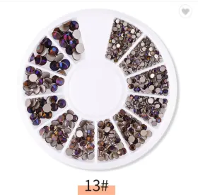 Accesorii și decorațiuni pentru unghii - Transformă-ți unghiila Accesorii și decorațiuni pentru unghii - Carusel decor unghii pietrice Conny's multiple marimi CNS-13