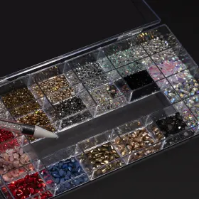 Strasuri pentru Unghii - Adaugă Strălucire Manichiurii Tala Strasuri pentru Unghii - Cristale Unghii Crystal Blossom LUXORISE, Set 20 modele