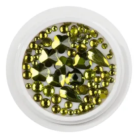 Strasuri pentru Unghii - Adaugă Strălucire Manichiurii Tala Strasuri pentru Unghii - Cristale Unghii LUXORISE, Chameleon Green