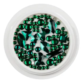 Strasuri pentru Unghii - Adaugă Strălucire Manichiurii Tala Strasuri pentru Unghii - Cristale Unghii LUXORISE, Emerald
