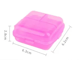 Cutii Organizare pentru Manichiură - UnghiiPro Cutie organizație pentru manichiură - plastic roz tip B