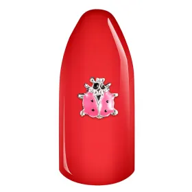 Ornamente Unghii - Adaugă Strălucire Manichiurii Tala ornament unghii 3D - Pink Ladybug
