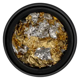 Foita Unghii LUXORISE - Unique Gold &amp; Silver #03