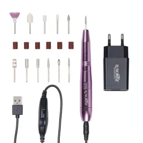 Freza - Pila Electrică Unghii pentru Manichiură Perfectă Freza Unghii cu Capat USB Titanium Travel - LUXORISE, Rose
