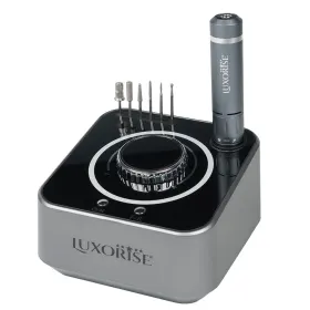 Freza - Pila Electrică Unghii pentru Manichiură Perfectă freza unghii NeoTurbo PRO 40.000RPM - LUXORISE, Titanium Silver
