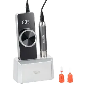 Freza - Pila Electrică Unghii pentru Manichiură Perfectă Freza Unghii Portabila Brushless Titanium Elite LUXORISE 35.000 RPM