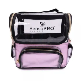 Genți Manichiură Profesionale - Calitate și Stil geanta produse unghii sensopro milano vanity travel pink