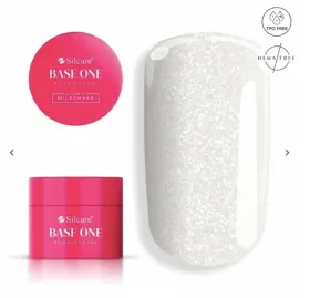 Gel UV 50g pentru Constructie Base One Silcara Gel UV 50g pentru Constructie Base One Shimmer Milkshake