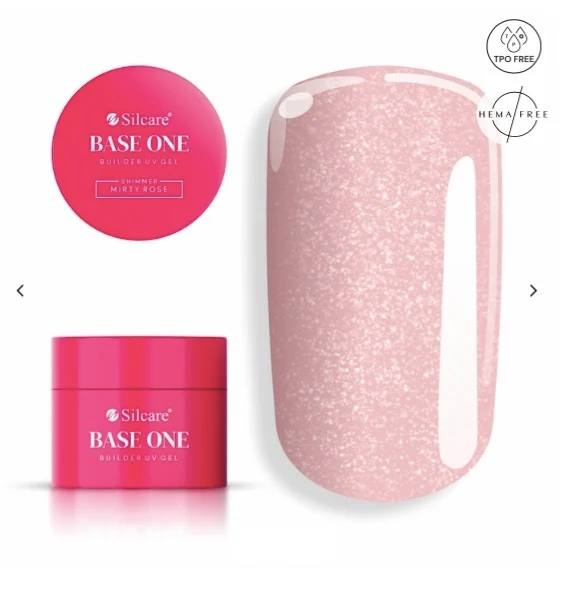 Gel Base One Shimmer Misty Rose 100g