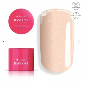 Gel UV 50g pentru Constructie Base One Silcara Gel UV 50g pentru Constructie Base One Shimmer Natural Beige