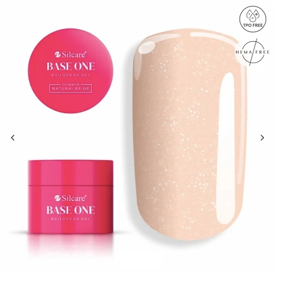 Gel Base One Shimmer Natural Beige 50g