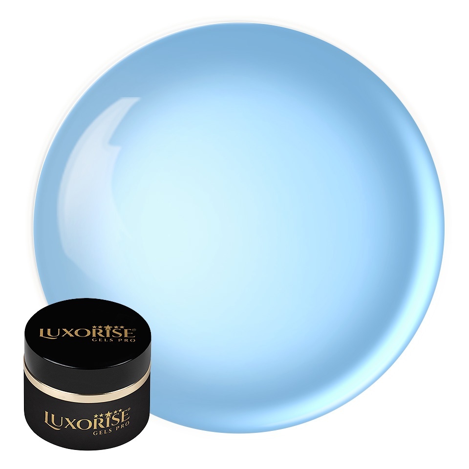 Gel Constructie RevoFlex GlassStyle LUXORISE, 15ml - Bluebird Delight