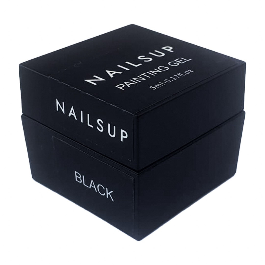 Gel de pictura NailsUp Super Black 5g