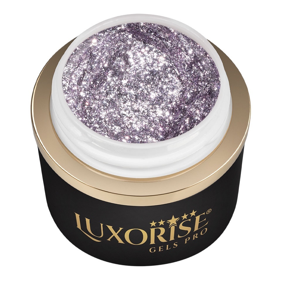 Gel Design 3D LUXORISE - Royal Glitz, Crystal Plum 5ml