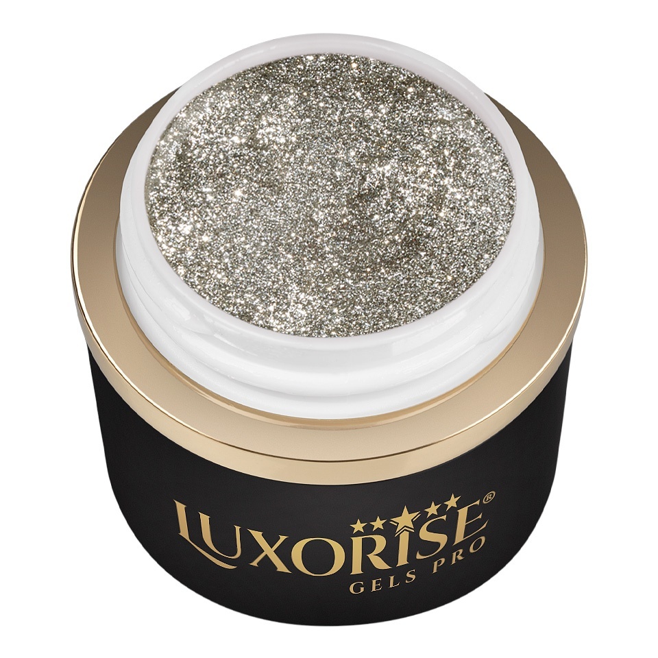 Geluri UV Design pentru Unghii - Oferte și Comparați Gel Design 3D LUXORISE - Royal Glitz, Starlight Silver 5ml