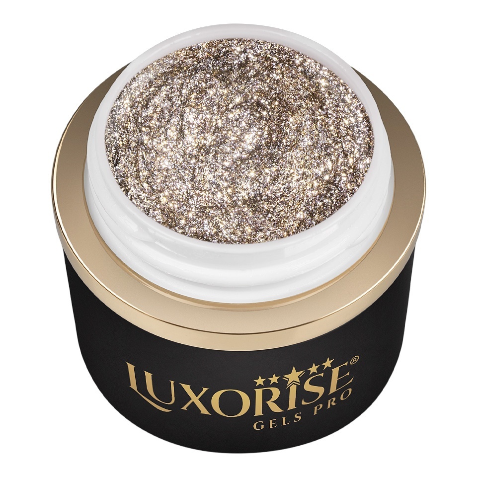 Gel Design 3D LUXORISE - Royal Glitz, Vintage Bronze 5ml