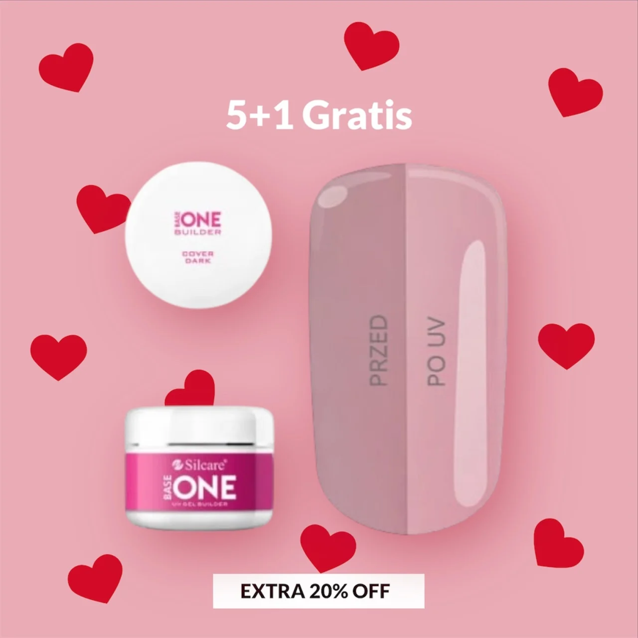 Gel UV Base One 100g 5+1 GRATIS