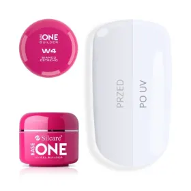Gel UV 15g Constructie Base One Silcare - Calitate Superioară Gel UV Base One Bianco Extremo 15g
