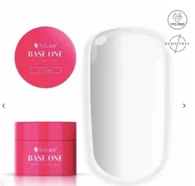 Gel UV 100g pentru Constructie Base One - UnghiiPro Gel UV Base One Clear-Transparent 100g