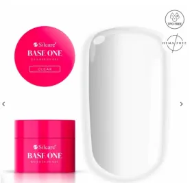 Gel UV 50g pentru Constructie Base One Silcara Gel UV 50g pentru Constructie Base One Clear-Transparent