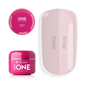 Gel UV 15g Constructie Base One Silcare - Calitate Superioară Gel UV Base One Cover Light-Camuflaj 15g