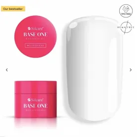 Gel UV 100g pentru Constructie Base One - UnghiiPro Gel UV Base One Milkshake 100g