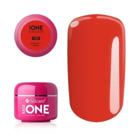 Gel color Base One - Calitate Superioară pentru Unghi Gel color Base One 5g Fruitty Red 83