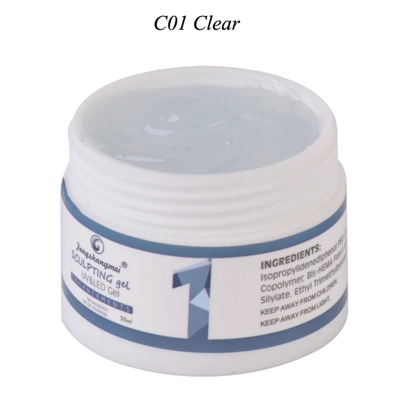 Gel UV constructie FSM 50ml -01- Clear