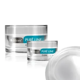 Gel UV 15g Constructie Base One Silcare - Calitate Superioară Gel UV Constructie Silcare Pure Line Clear-Transparent 15g