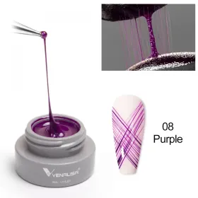 Gel Spider-Geometric 3D 4D - Design Unic pentru Unghi gel spider geometric 3d 4d - Gel UV Spider Venalisa 08