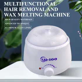 Aparate de Epilat pentru un Piele Catifelată incalzitor ceara - decantor ceara parafina SM 100 alb