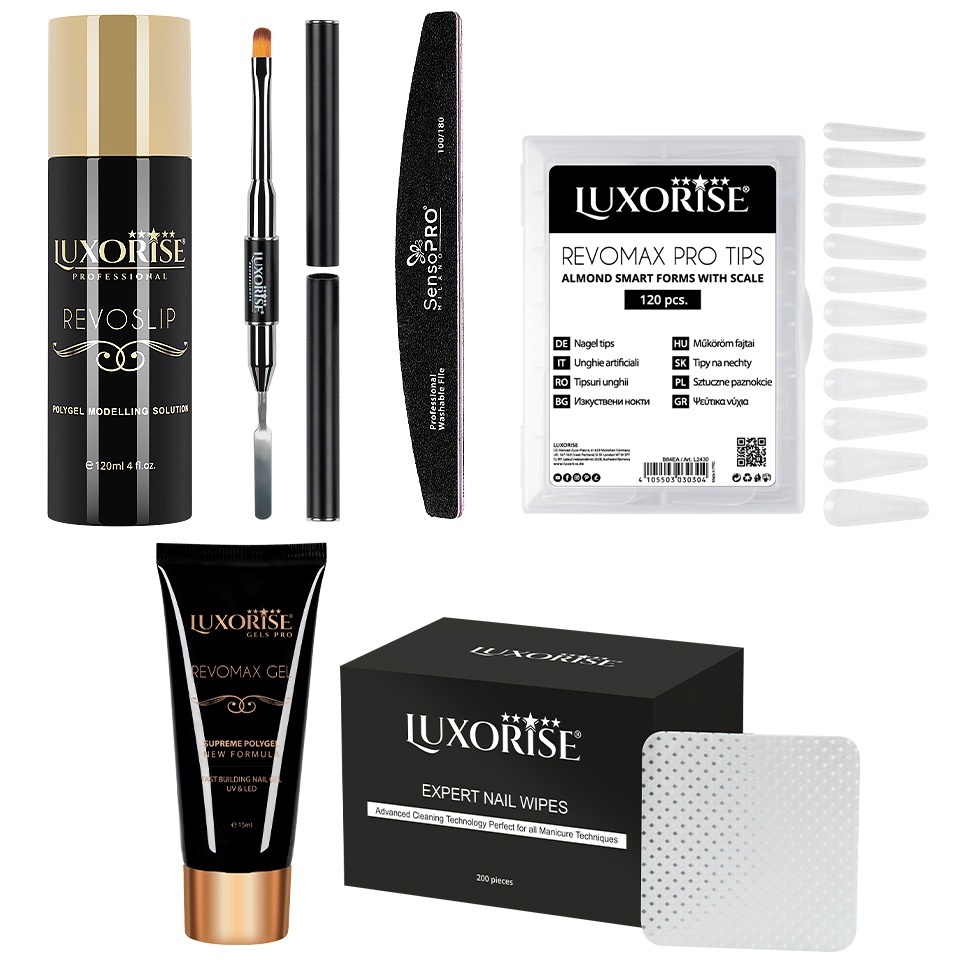 Kit Polygel LUXORISE Elite Nails fara Lampa #10