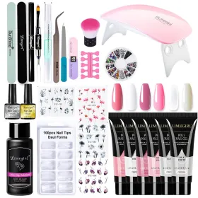 Kituri pentru Unghii Gel - Găsește Cele Mai Bune Oferta kit unghii gel Kit Polygel Manichiura CH01