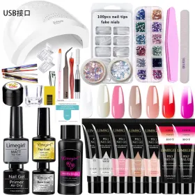 Kituri pentru Unghii Gel - Găsește Cele Mai Bune Oferta kit unghii gel Kit Polygel Manichiura CH12