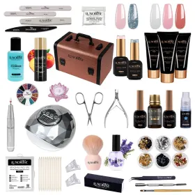 Kit-uri pentru unghii polygel - Găsește cele mai bune oferta Kit Unghii Polygel REVOMAX LUXORISE MASTER Sculpt cu Lampa & Freza