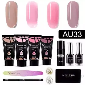 Kit unghii Gel Base One - Cele mai bune oferta kit unghii cu Polygel Venalisa